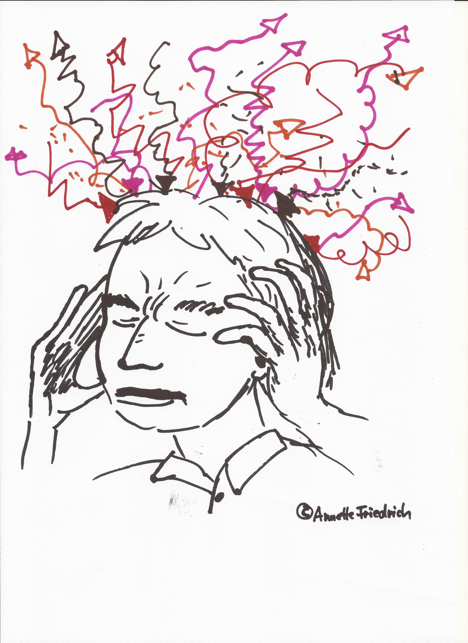 Gedanken im Stress